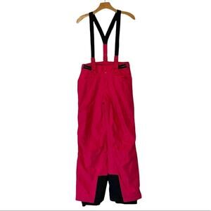 Columbia Omni-Tech Pink Black Ski Pants Size 14/16